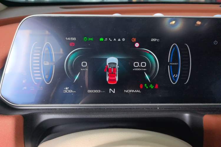 Used ORA Good Cat 2021 400km Standard Range Athena Edition Lithium-Ion Battery Instrument Cluster