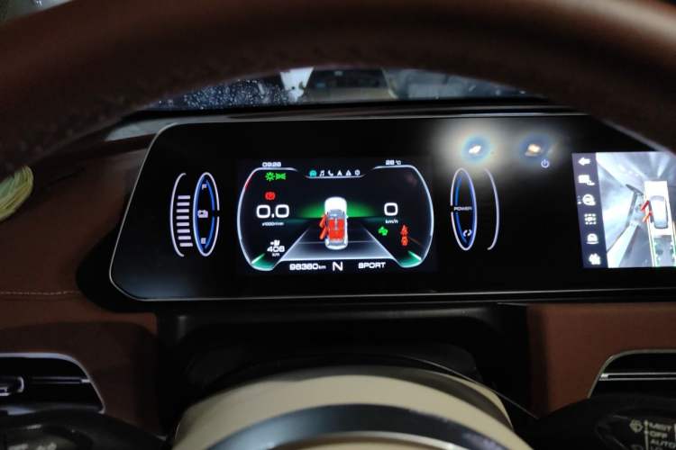 Used ORA Good Cat 2021 500km Long-Range Poseidon Edition Lithium-Ion Battery Instrument Cluster