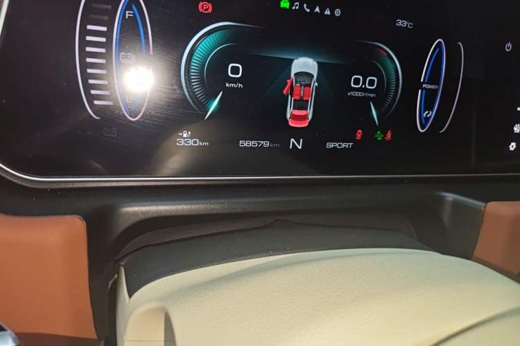 Used ORA Good Cat 2021 400km Standard Range Muse Edition Lithium-Ion Battery Odometer Close Up