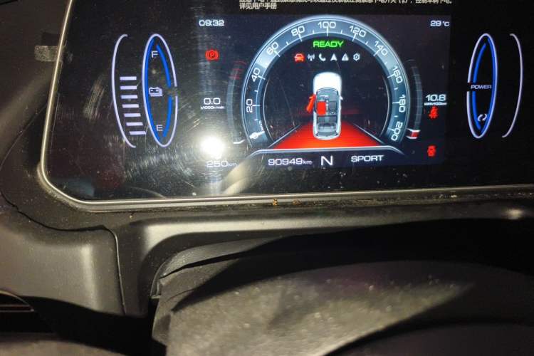 Used ORA Good Cat 2021 400km Standard Range Muse Edition Lithium-Ion Battery Odometer Close Up