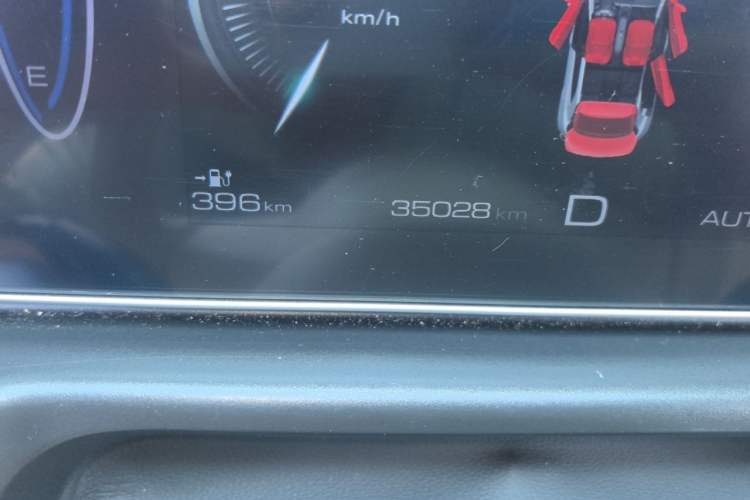 Used ORA Good Cat 2021 400km Standard Range Venus Edition Lithium Iron Phosphate Odometer Close Up