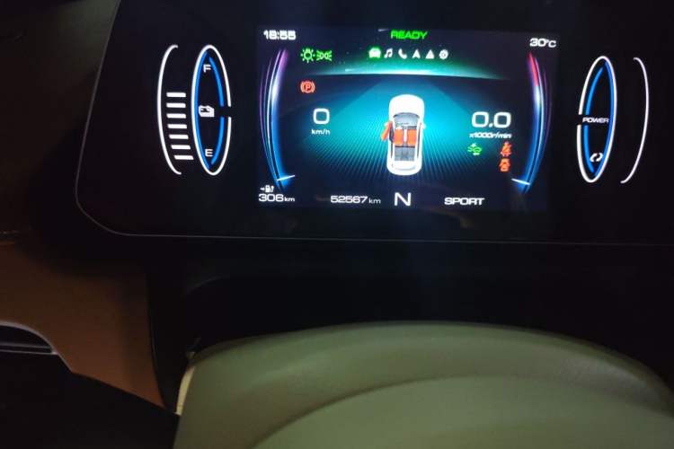 Used ORA Good Cat 2021 400km Standard Range Venus Edition Lithium Iron Phosphate Odometer Close Up