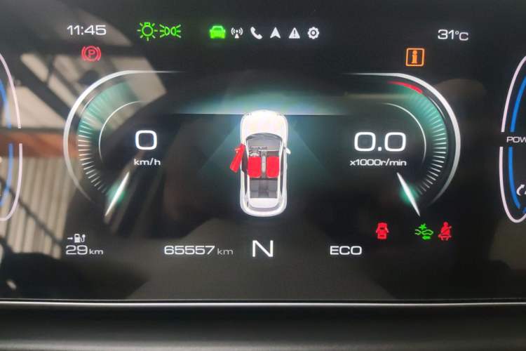 Used ORA Good Cat 2021 400km Standard Range Venus Edition Lithium-Ion Battery Odometer Close Up
