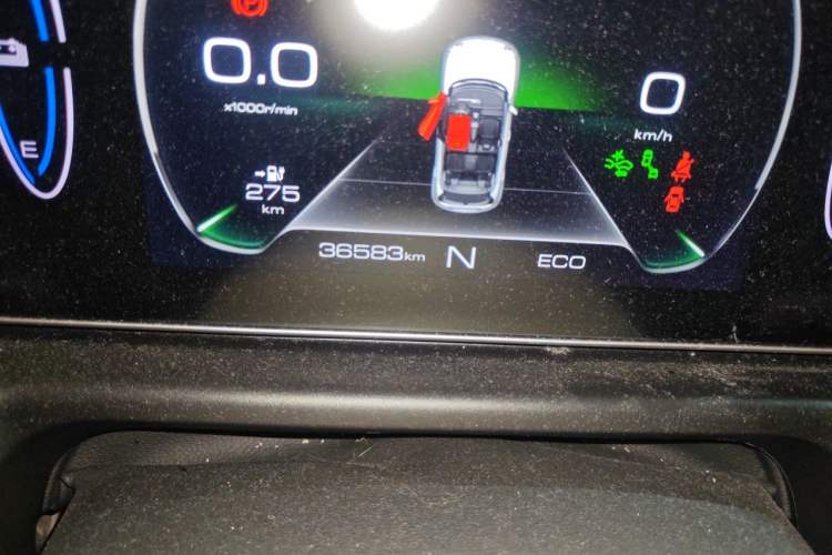 Used ORA Good Cat 2021 400km Standard Range Athena Edition Lithium Iron Phosphate Odometer Close Up