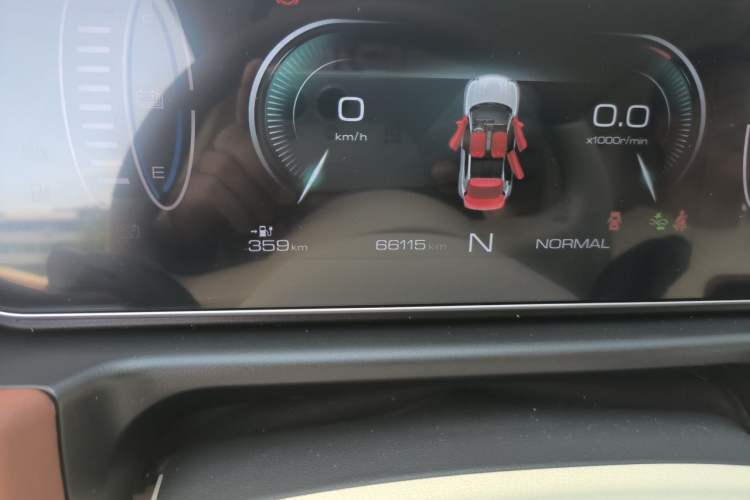 Used ORA Good Cat 2021 400km Standard Range Athena Edition Lithium-Ion Battery Odometer Close Up