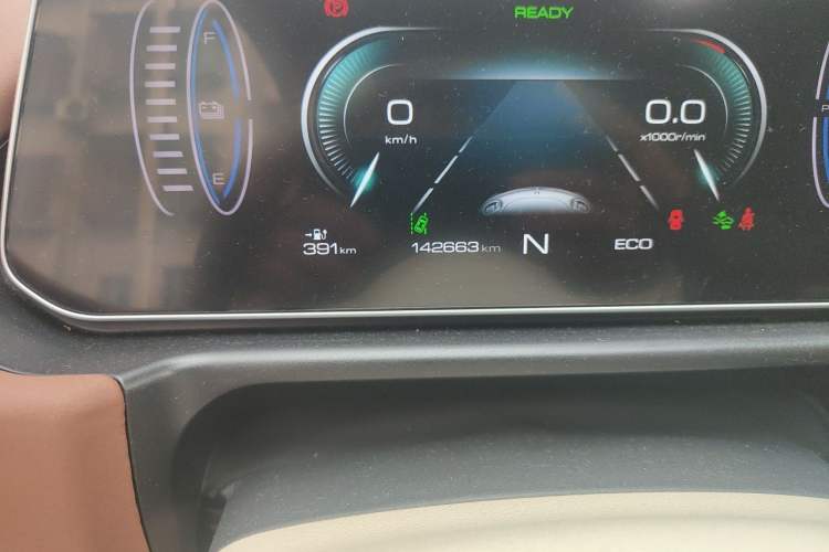 Used ORA Good Cat 2021 400km Standard Range Venus Edition Lithium Iron Phosphate Odometer Close Up