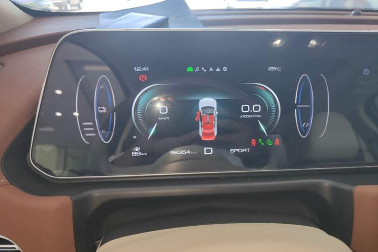 Used ORA Good Cat 2021 400km Standard Range Athena Edition Lithium Iron Phosphate Instrument Cluster