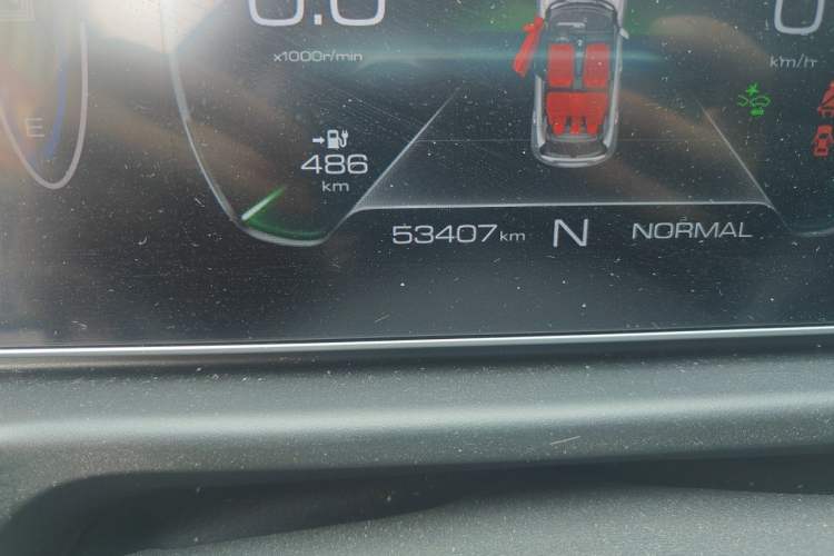 Used ORA Good Cat 2021 500km Long-Range Poseidon Edition Lithium-Ion Battery Odometer Close Up