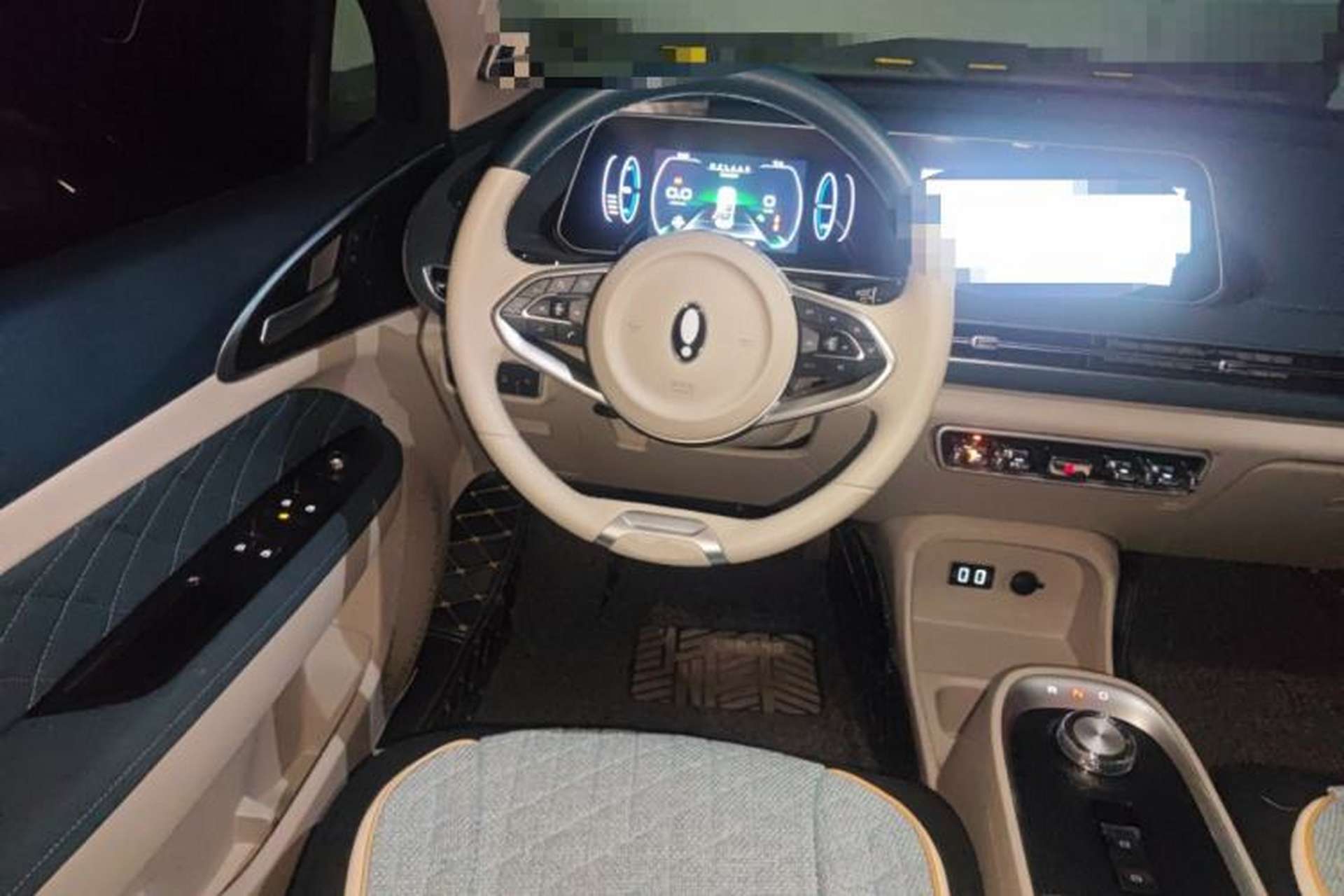 Used ORA Good Cat 2021 500km Long-Range Poseidon Edition Lithium-Ion Battery Steering Wheel