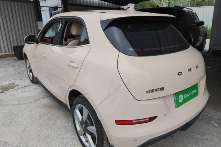 Used ORA Good Cat 2021 400km Standard Range Venus Edition Lithium Iron Phosphate Rear Left 45 Deg