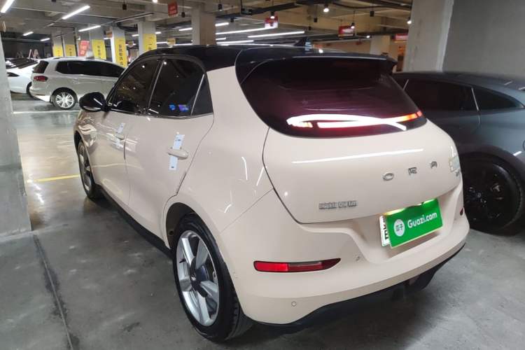 Used ORA Good Cat 2021 400km Standard Range Athena Edition Lithium-Ion Battery Rear Left 45 Deg