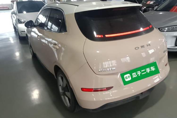 Used ORA Good Cat 2021 400km Standard Range Venus Edition Lithium Iron Phosphate Rear Left 45 Deg
