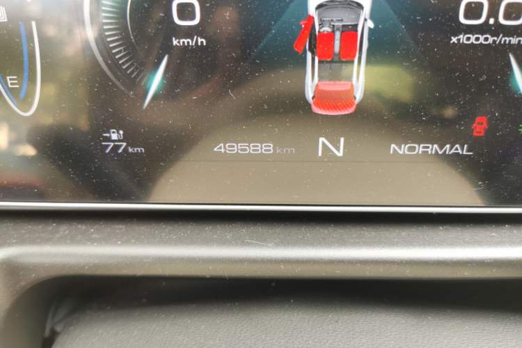 Used ORA Good Cat 2021 400km Standard Range Venus Edition Lithium Iron Phosphate Odometer Close Up