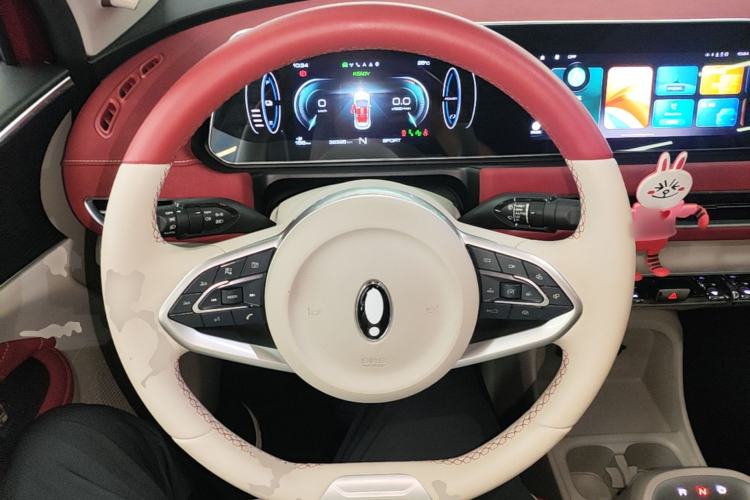Used ORA Good Cat 2021 400km Standard Range Athena Edition Lithium Iron Phosphate Steering Wheel
