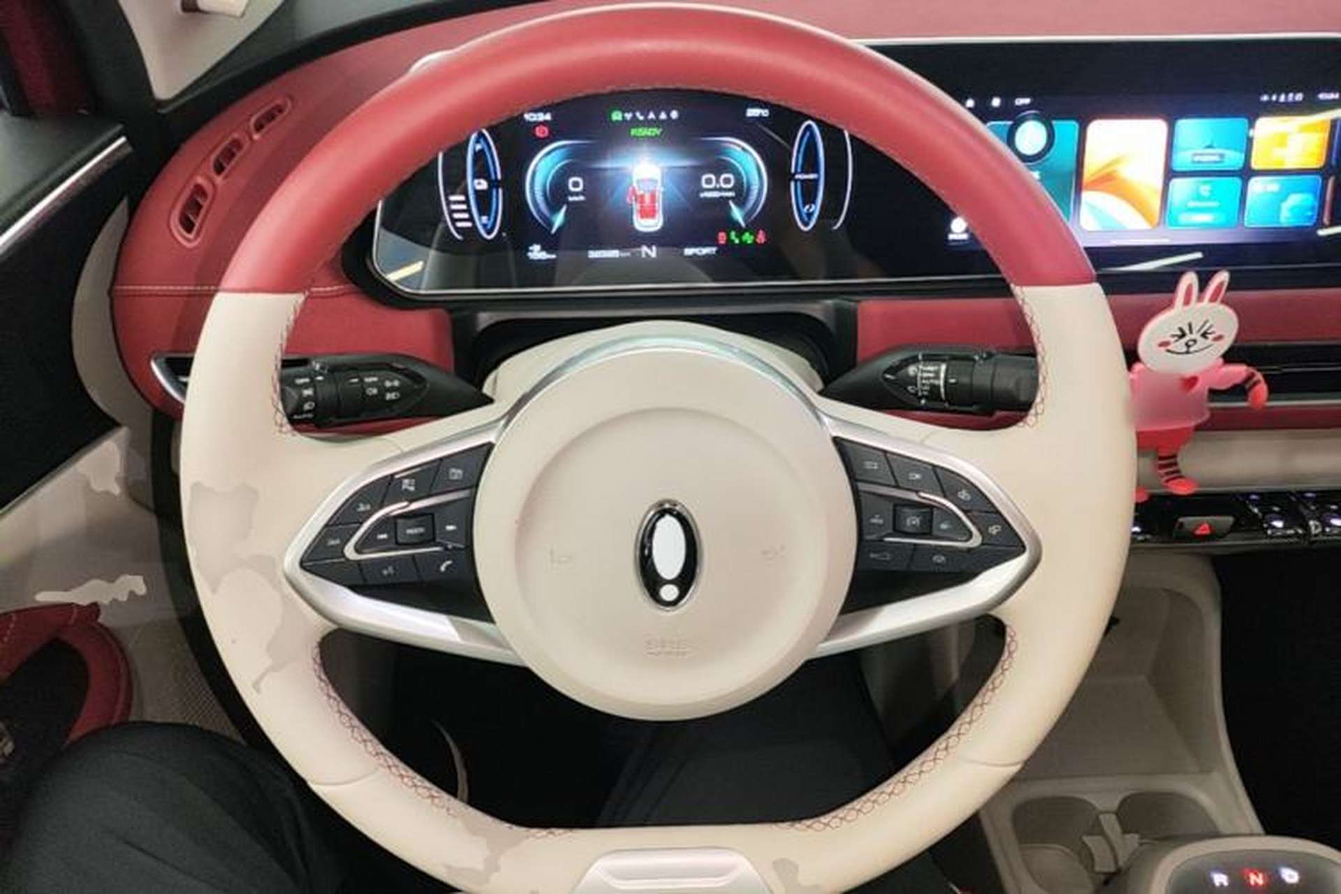 Used ORA Good Cat 2021 400km Standard Range Athena Edition Lithium Iron Phosphate Steering Wheel