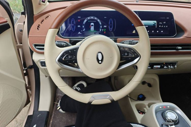 Used ORA Good Cat 2021 400km Standard Range Athena Edition Lithium Iron Phosphate Steering Wheel