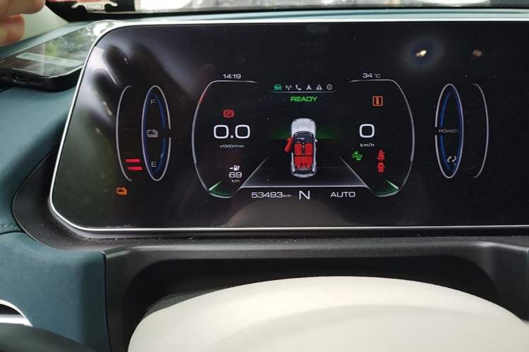 Used ORA Good Cat 2021 400km Standard Range Athena Edition Lithium Iron Phosphate Instrument Cluster