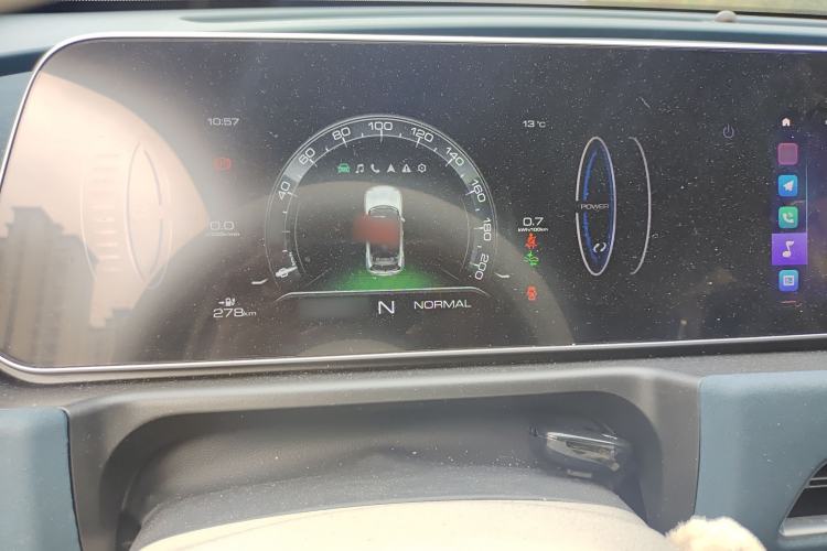 Used ORA Good Cat 2021 400km Standard Range Venus Edition Lithium-Ion Battery Instrument Cluster