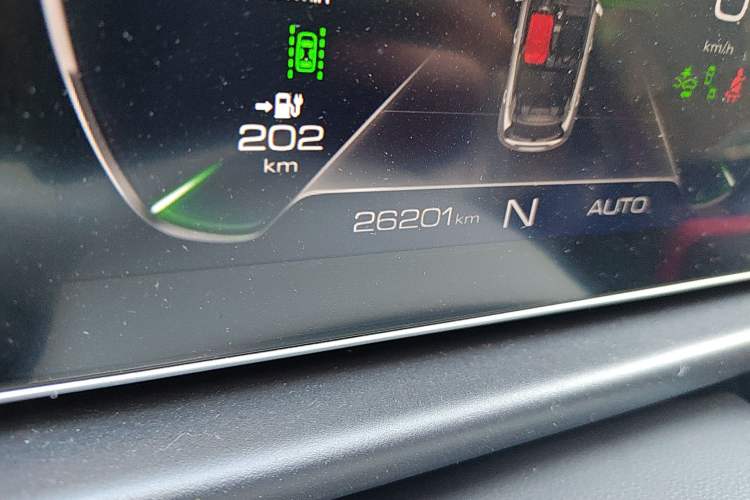 Used ORA Good Cat 2021 400km Standard Range Athena Edition Lithium-Ion Battery Odometer Close Up