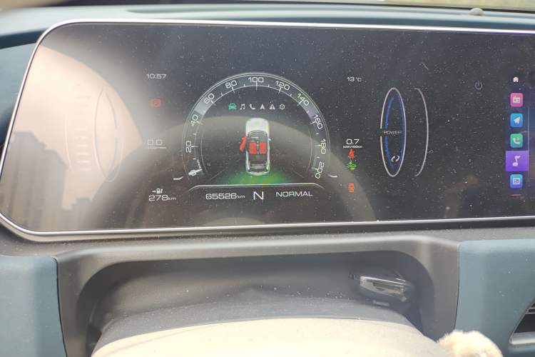 Used ORA Good Cat 2021 400km Standard Range Venus Edition Lithium-Ion Battery Odometer Close Up