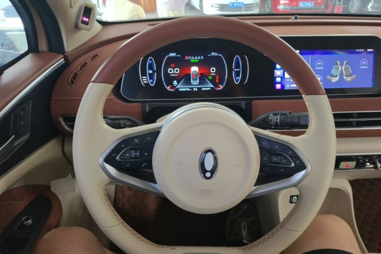 Used ORA Good Cat 2021 400km Standard Range Athena Edition Lithium Iron Phosphate Steering Wheel