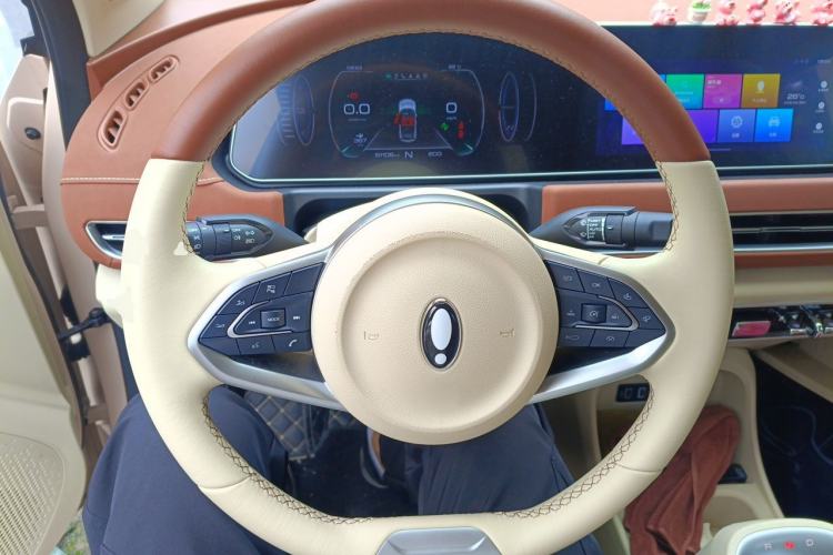 Used ORA Good Cat 2021 400km Standard Range Venus Edition Lithium Iron Phosphate Steering Wheel