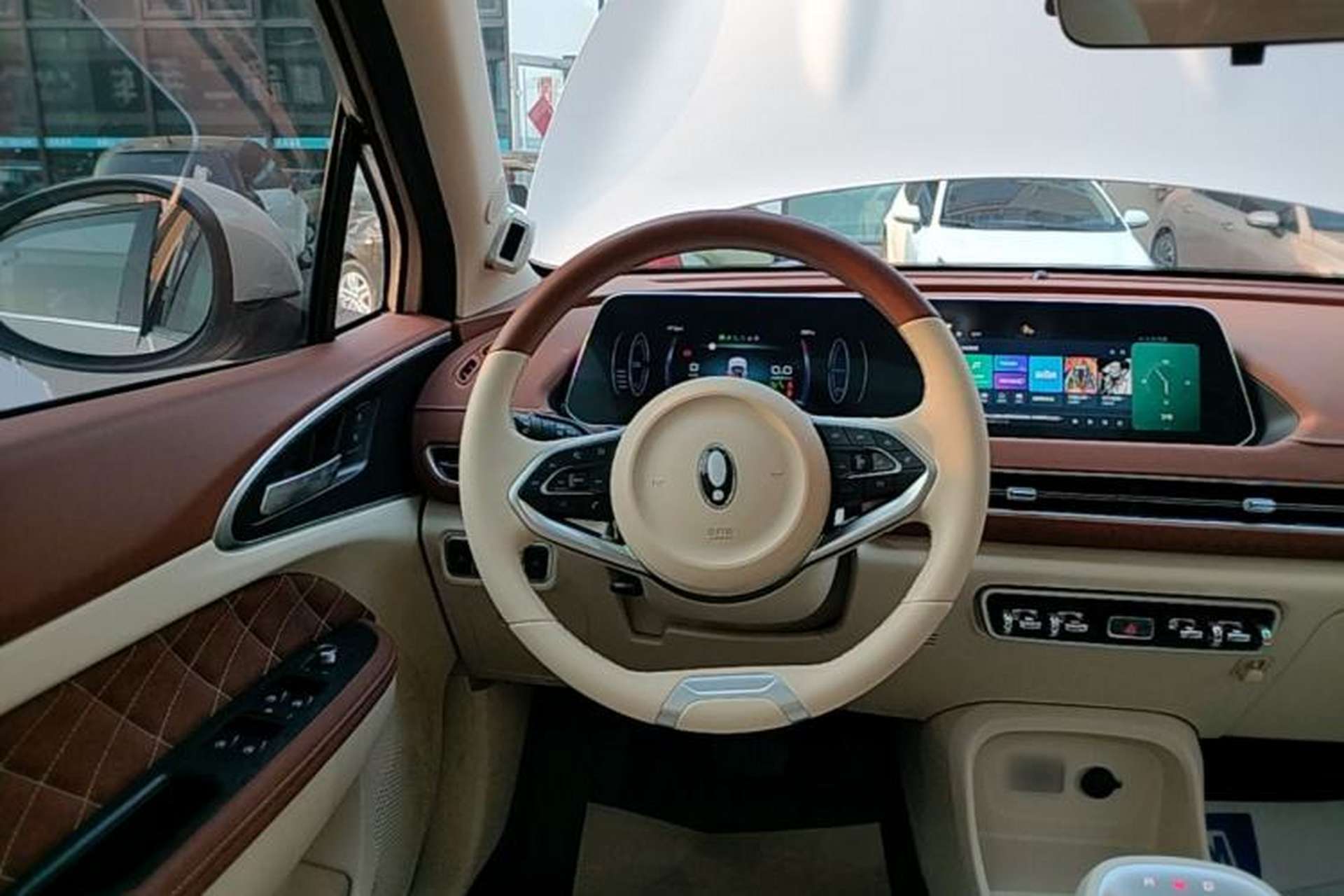 Used ORA Good Cat 2021 500km Long-Range Poseidon Edition Lithium-Ion Battery Steering Wheel