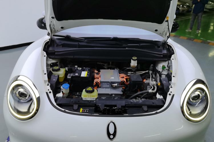 Used ORA Good Cat 2021 500km Long-Range Apollo Edition Ternary Lithium Engine Bay