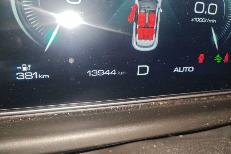 Used ORA Good Cat 2021 400km Standard Range Athena Edition Lithium Iron Phosphate Odometer Close Up