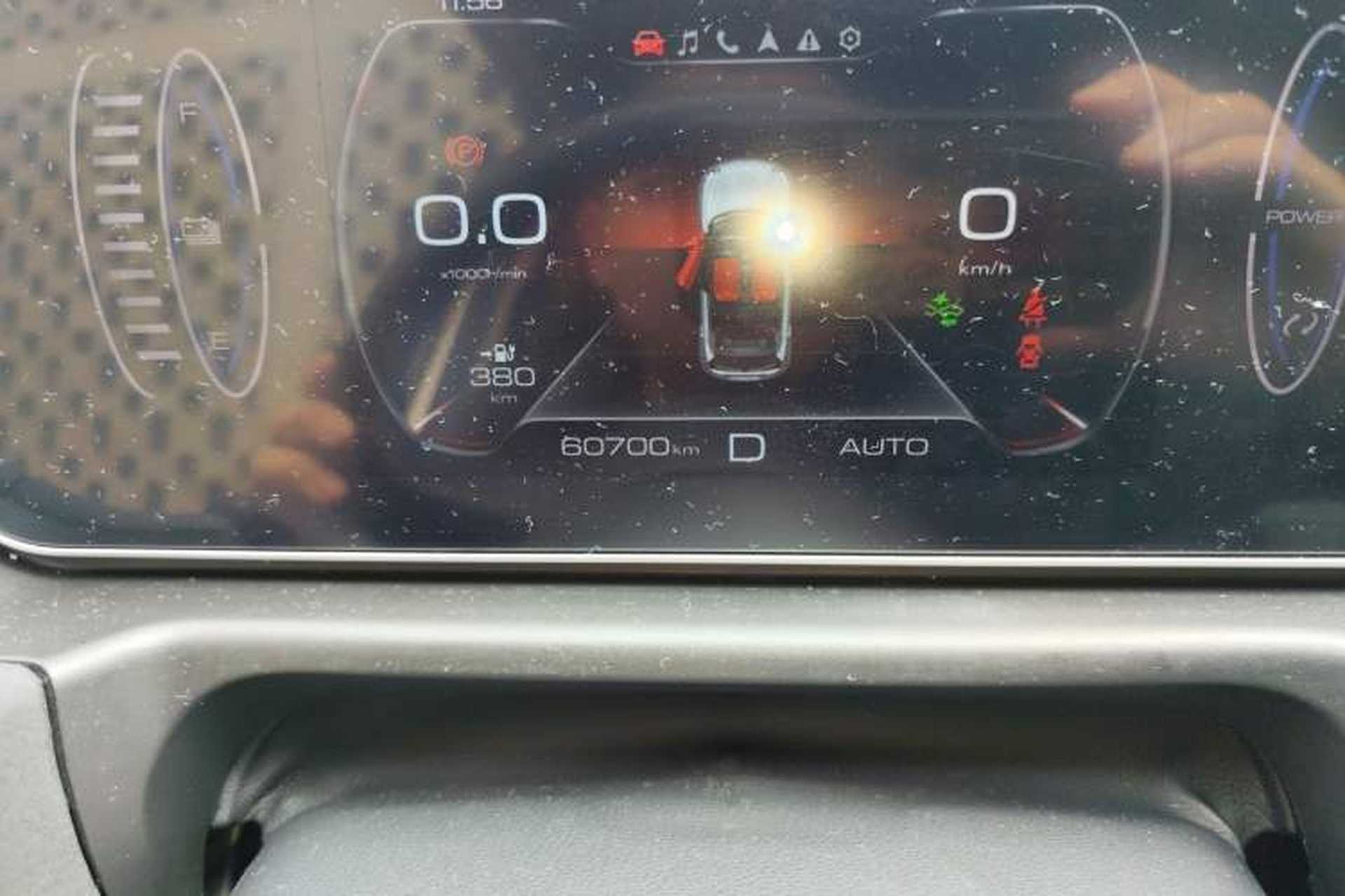 Used ORA Good Cat 2021 400km Standard Range Venus Edition Lithium Iron Phosphate Odometer Close Up