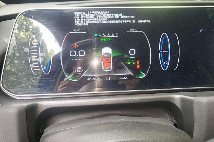 Used ORA Good Cat 2021 400km Standard Range Athena Edition Lithium Iron Phosphate Odometer Close Up