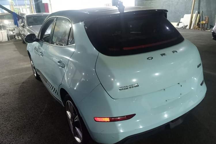 Used ORA Good Cat 2021 400km Standard Range Venus Edition Lithium Iron Phosphate Rear Left 45 Deg