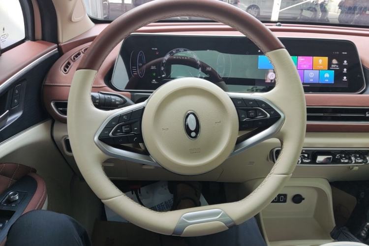 Used ORA Good Cat 2021 400km Standard Range Venus Edition Lithium Iron Phosphate Steering Wheel