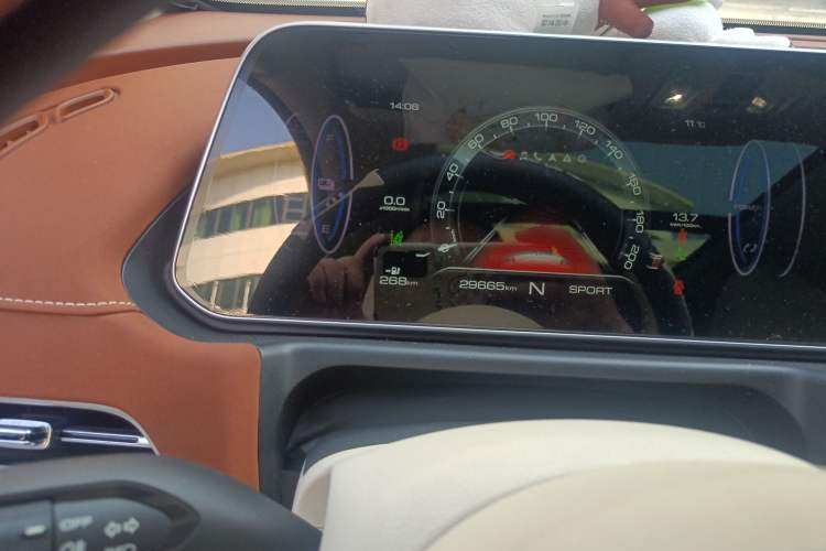 Used ORA Good Cat 2021 400km Standard Range Muse Edition Lithium-Ion Battery Odometer Close Up