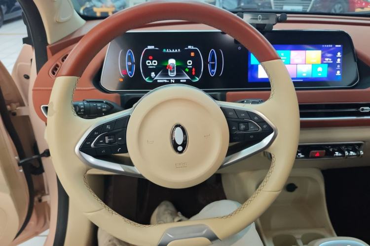 Used ORA Good Cat 2021 400km Standard Range Athena Edition Lithium Iron Phosphate Steering Wheel