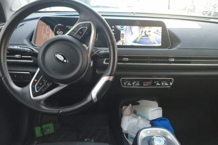 Used ORA Good Cat 2022 400km Standard Range Luxury Version Lithium Iron Phosphate Center Console