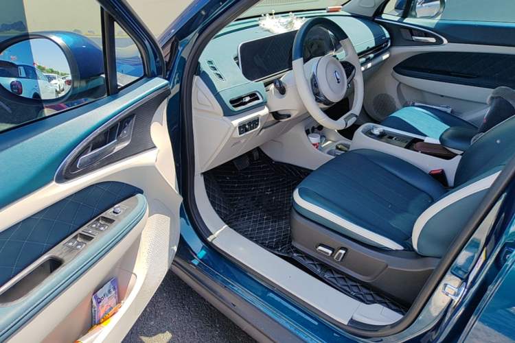 Used ORA Good Cat 2022 Morandi Edition 400km Standard Range Luxury Version Lithium-Ion Battery Driver Seat