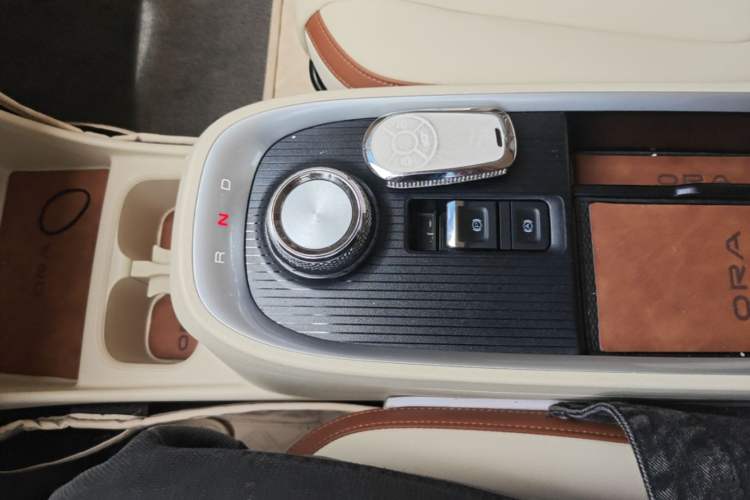Used ORA Good Cat 2022 Morandi Edition 400km Standard Range Luxury Version Lithium-Ion Battery Gear Lever