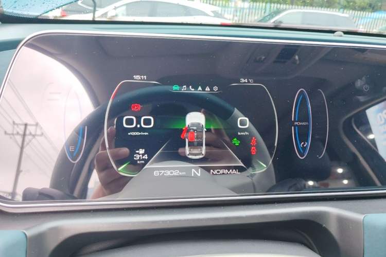 Used ORA Good Cat 2022 Morandi Edition 400km Standard Range Two-Week Young Enjoyment Version Lithium Iron Phosphate Instrument Cluster