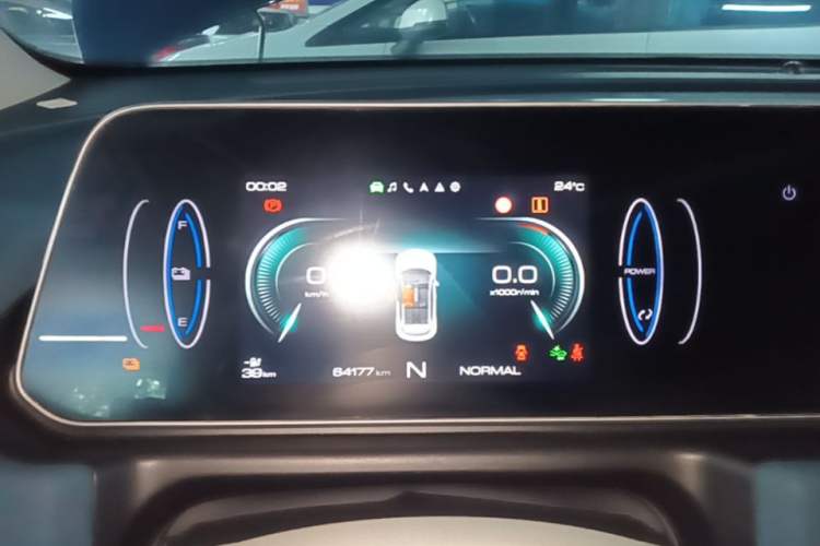 Used ORA Good Cat 2022 400km Standard Range Luxury Version Lithium Iron Phosphate Instrument Cluster