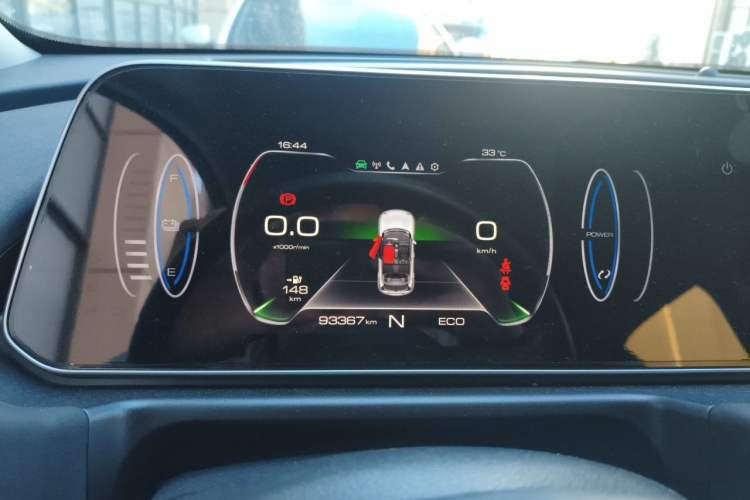 Used ORA Good Cat 2022 400km Standard Range Luxury Version Lithium Iron Phosphate Instrument Cluster