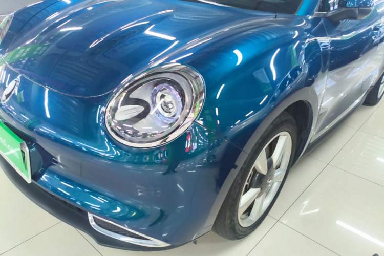 Used ORA Good Cat 2022 Morandi Edition 400km Standard Range Two-Week Young Enjoyment Version Lithium Iron Phosphate Left Front Headlight
