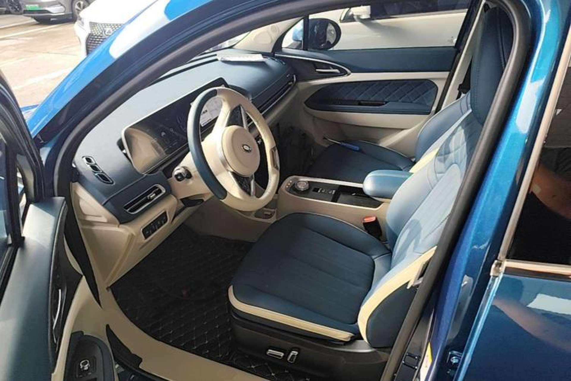 Used ORA Good Cat 2022 Morandi Edition 400km Standard Range Two-Week Young Enjoyment Version Lithium Iron Phosphate Left Front Seat