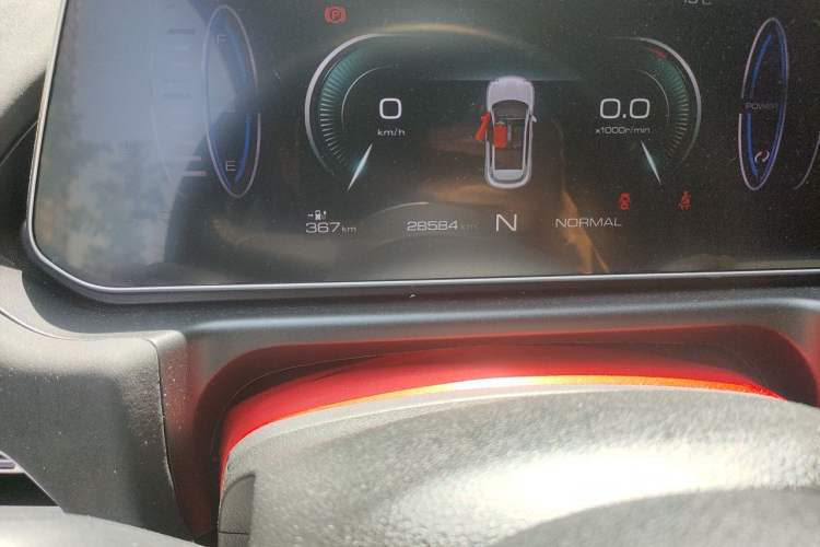 Used ORA Good Cat 2022 400km Standard Range Premium Version Lithium Iron Phosphate Odometer Close Up