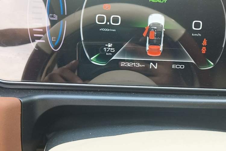 Used ORA Good Cat 2022 400km Standard Range Premium Version Lithium Iron Phosphate Odometer Close Up