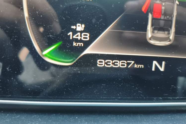 Used ORA Good Cat 2022 400km Standard Range Luxury Version Lithium Iron Phosphate Odometer Close Up