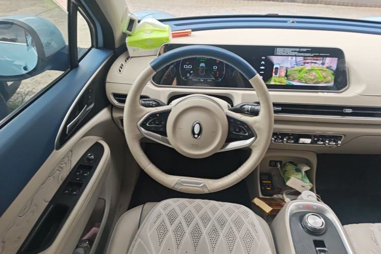 Used ORA Good Cat 2022 Morandi Edition 400km Standard Range Premium Version Lithium-Ion Battery Steering Wheel