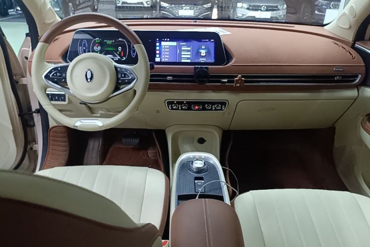 Used ORA Good Cat 2022 Morandi Edition 400km Standard Range Luxury Version Lithium-Ion Battery Center Console