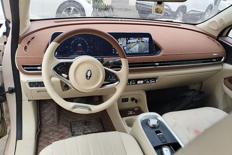 Used ORA Good Cat 2022 400km Standard Range Luxury Version Lithium Iron Phosphate Center Console
