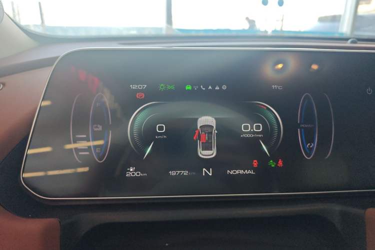 Used ORA Good Cat 2022 Morandi Edition 400km Standard Range Two-Week Young Enjoyment Version Lithium Iron Phosphate Instrument Cluster